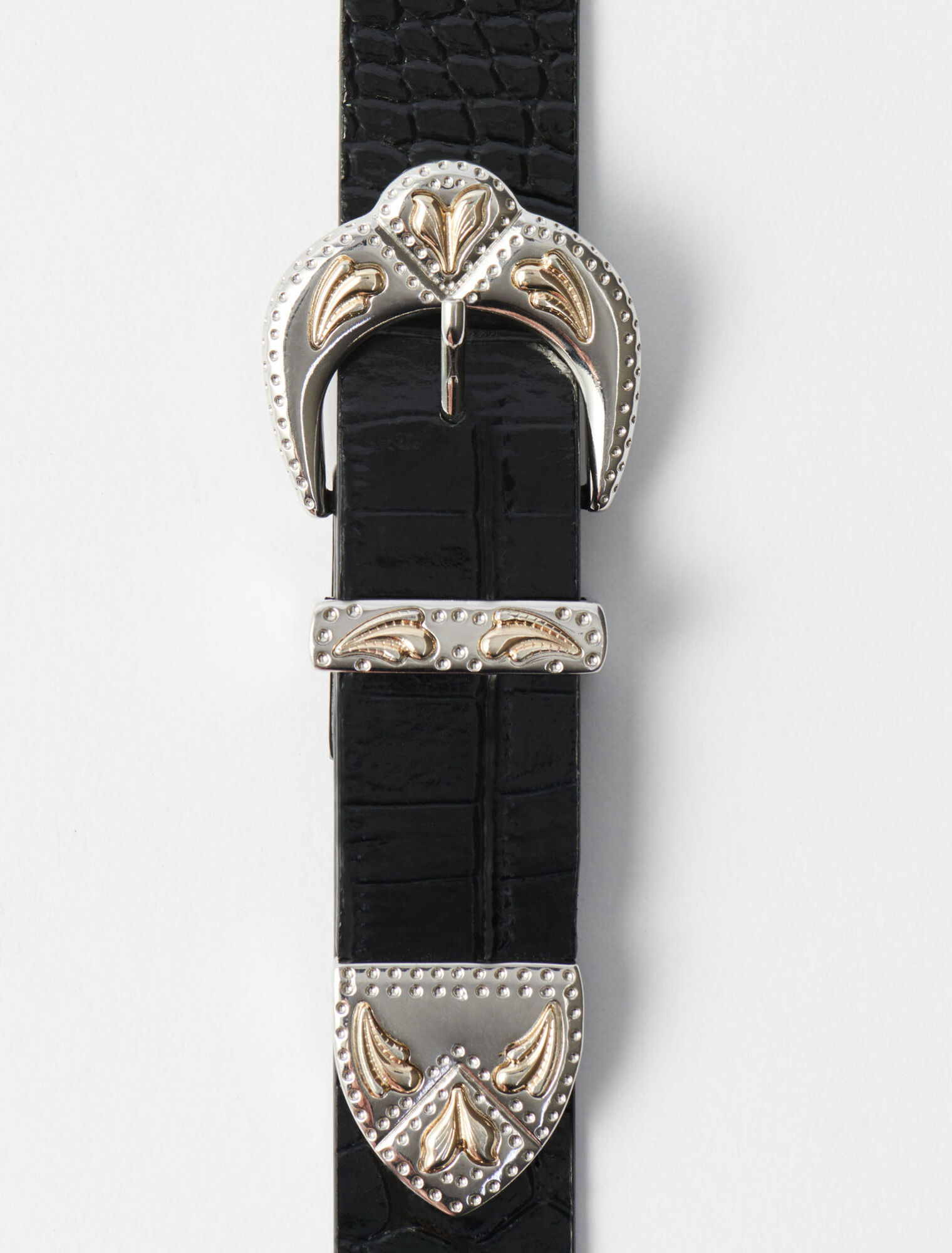 Ceinture double boucle western