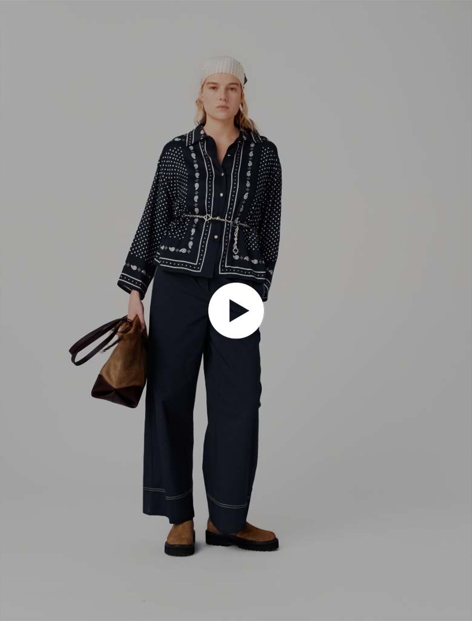 Chemise fluide imprim&eacute;e