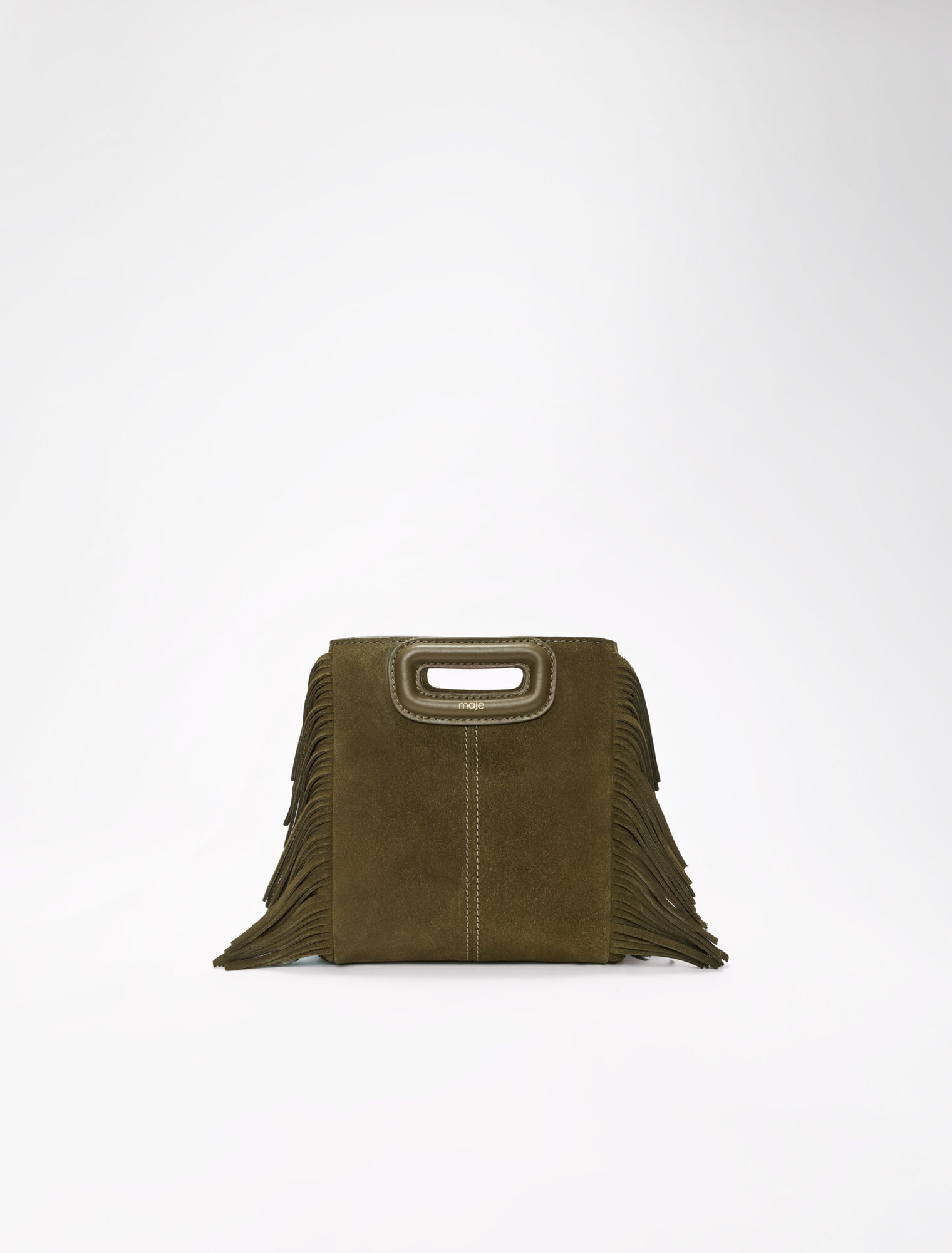 Sac M mini en cuir suède