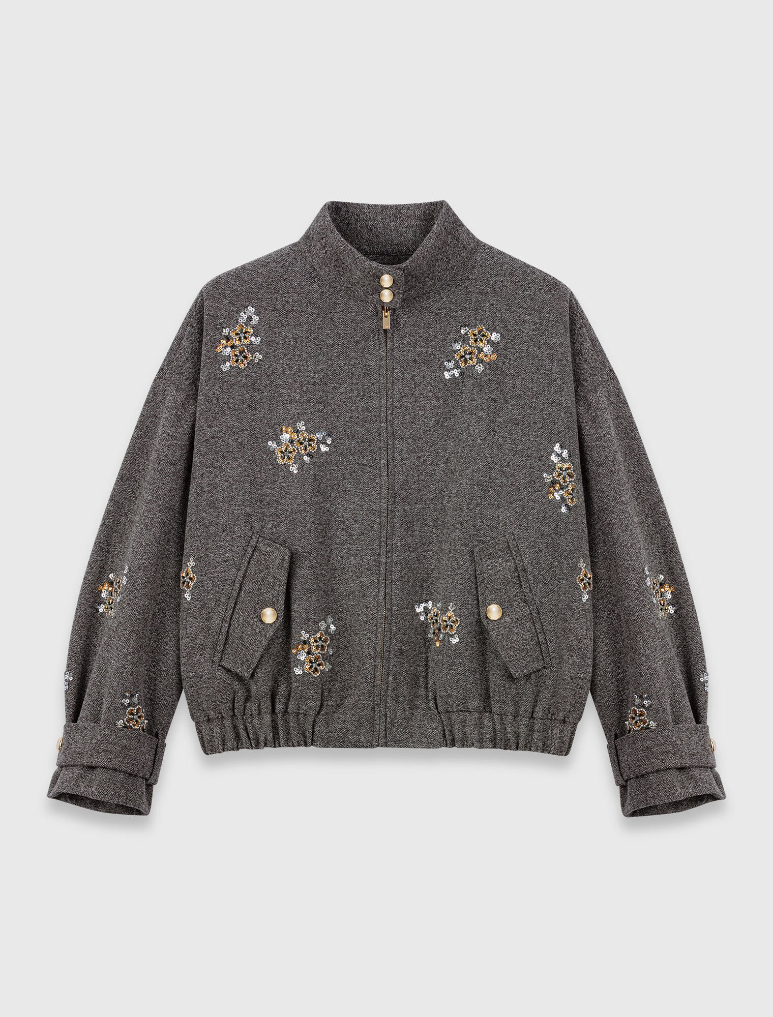 Blouson bombardier brodé