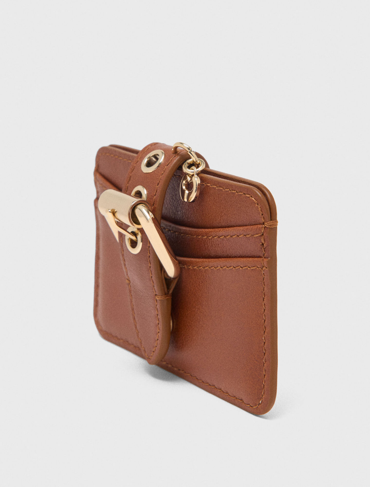 Porte carte Miss M en cuir lisse