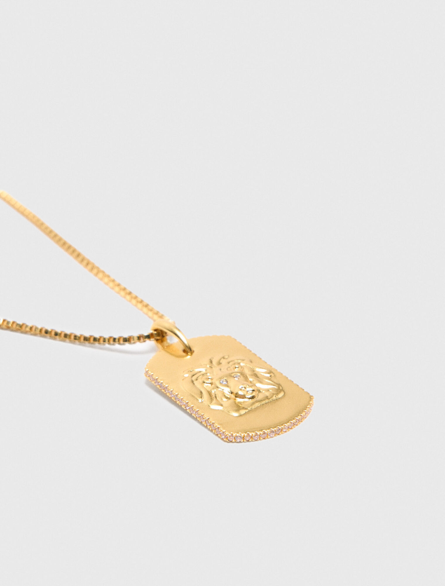 Collier plaque signe du zodiaque