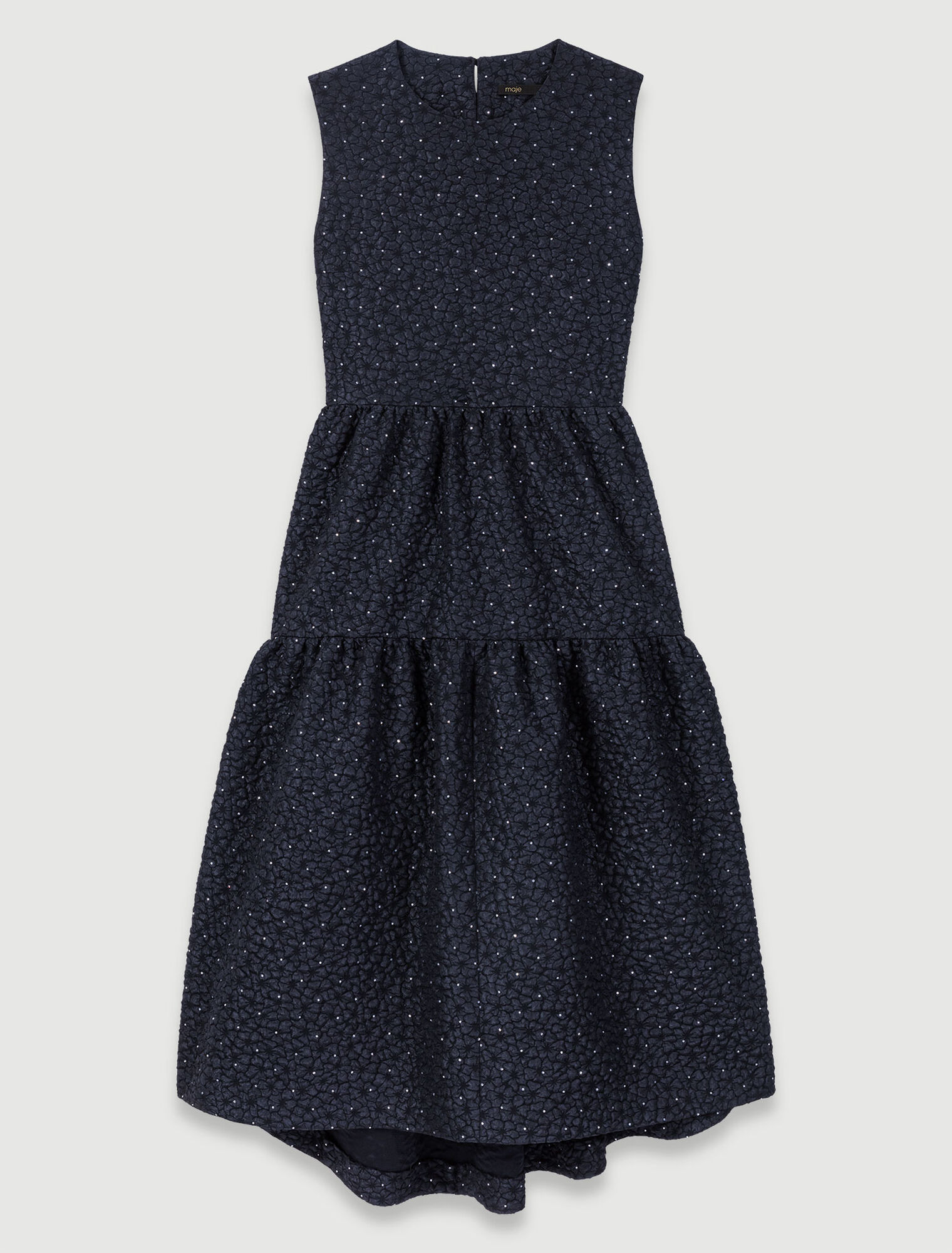 Robe longue strassée