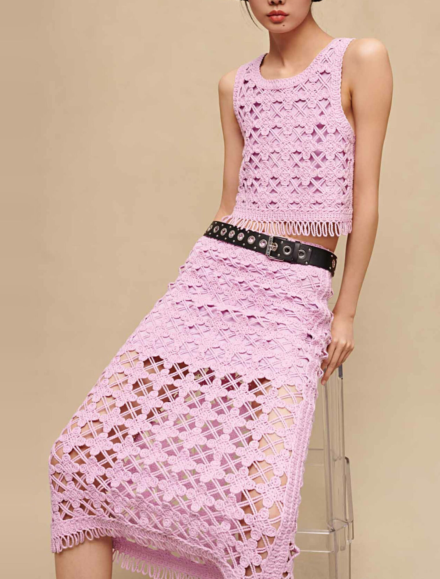 Top court en crochet