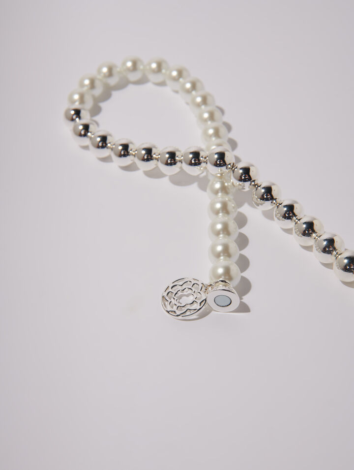 Collier chocker en mix de perles