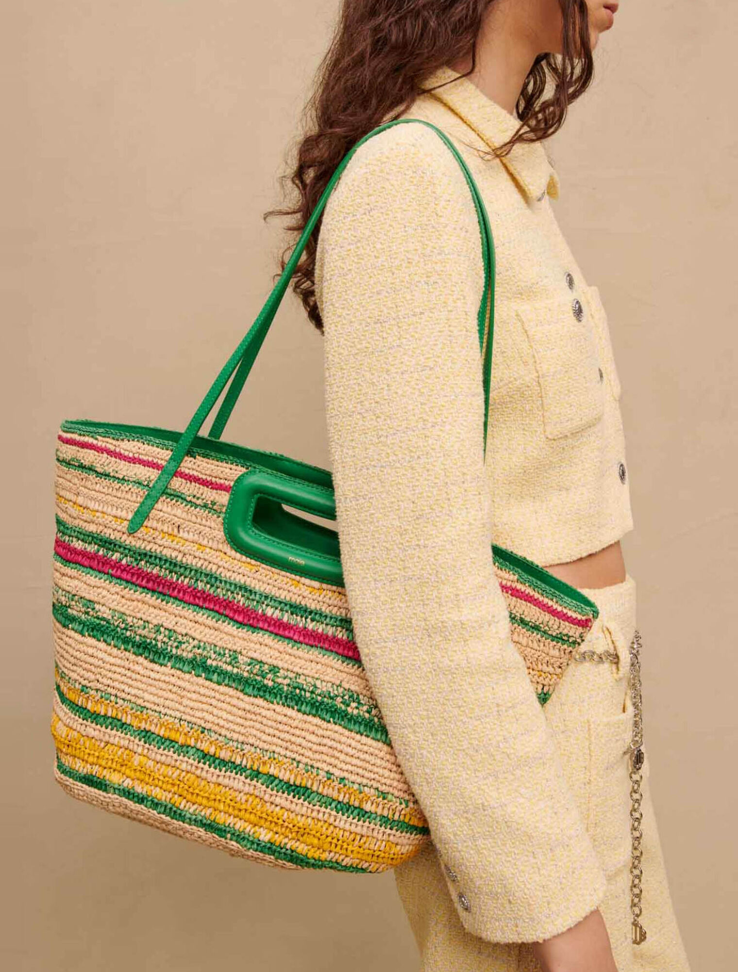 Veste de tailleur courte en tweed