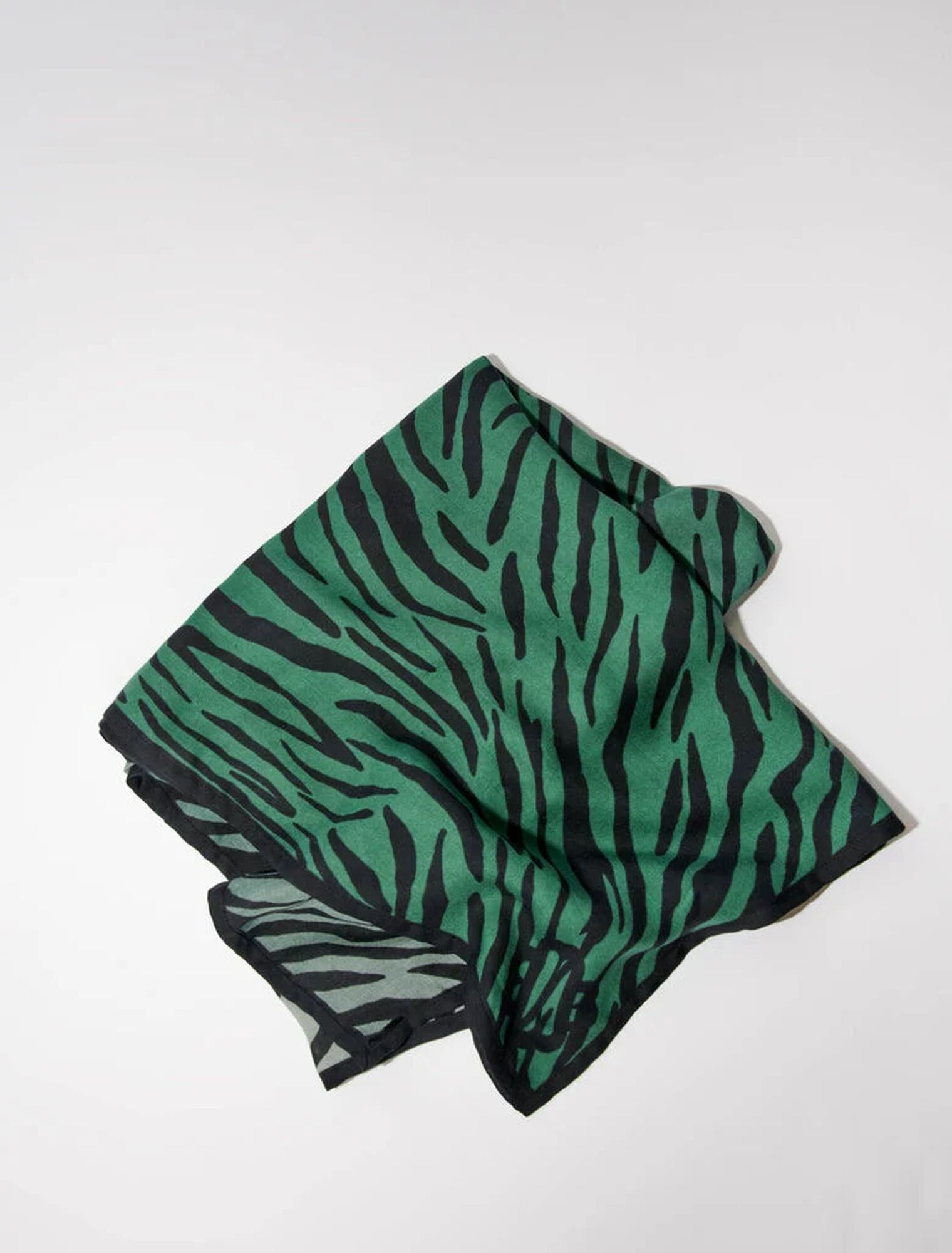 Foulard imprimé zèbre