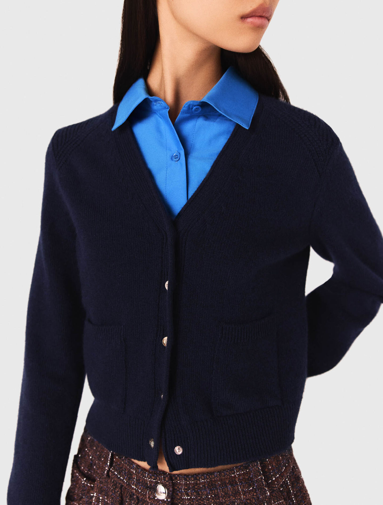 Cardigan avec détails amovibles