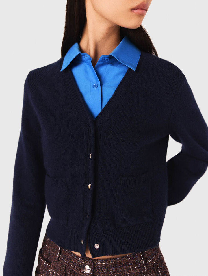 Cardigan avec détails amovibles