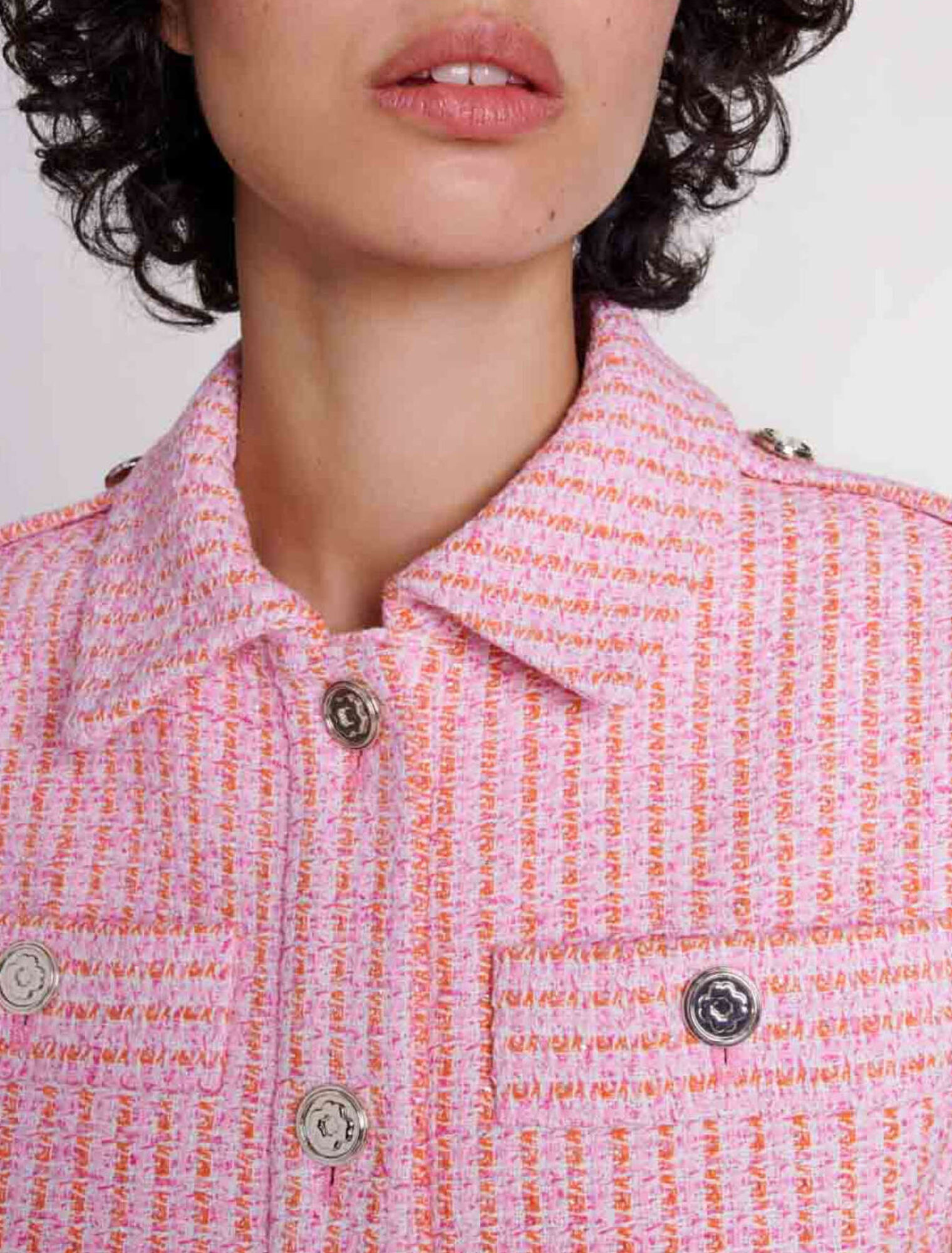 Veste sans manches en tweed