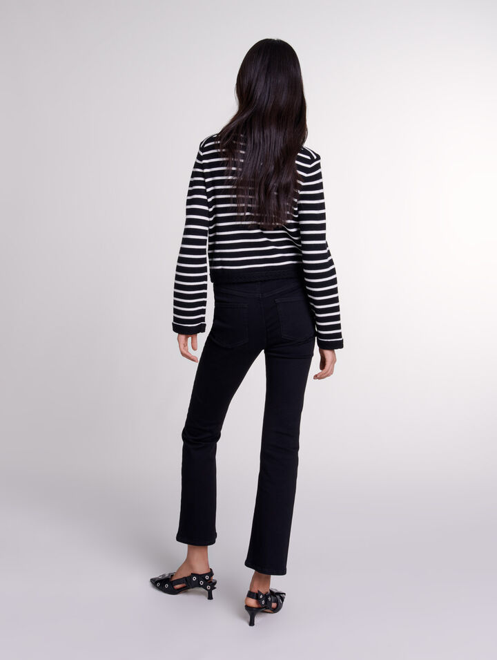 Cardigan à rayures 
