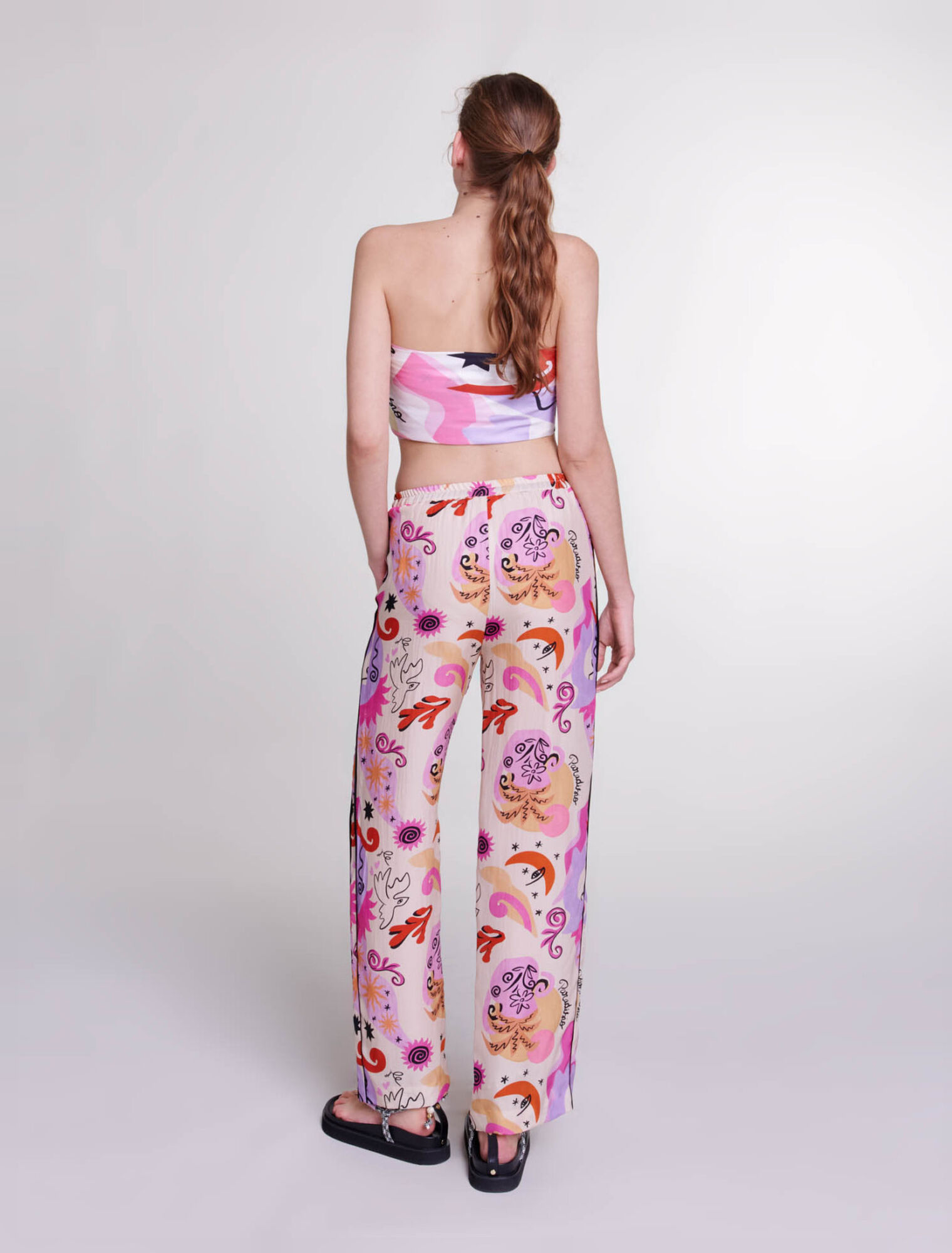 Pantalon en soie