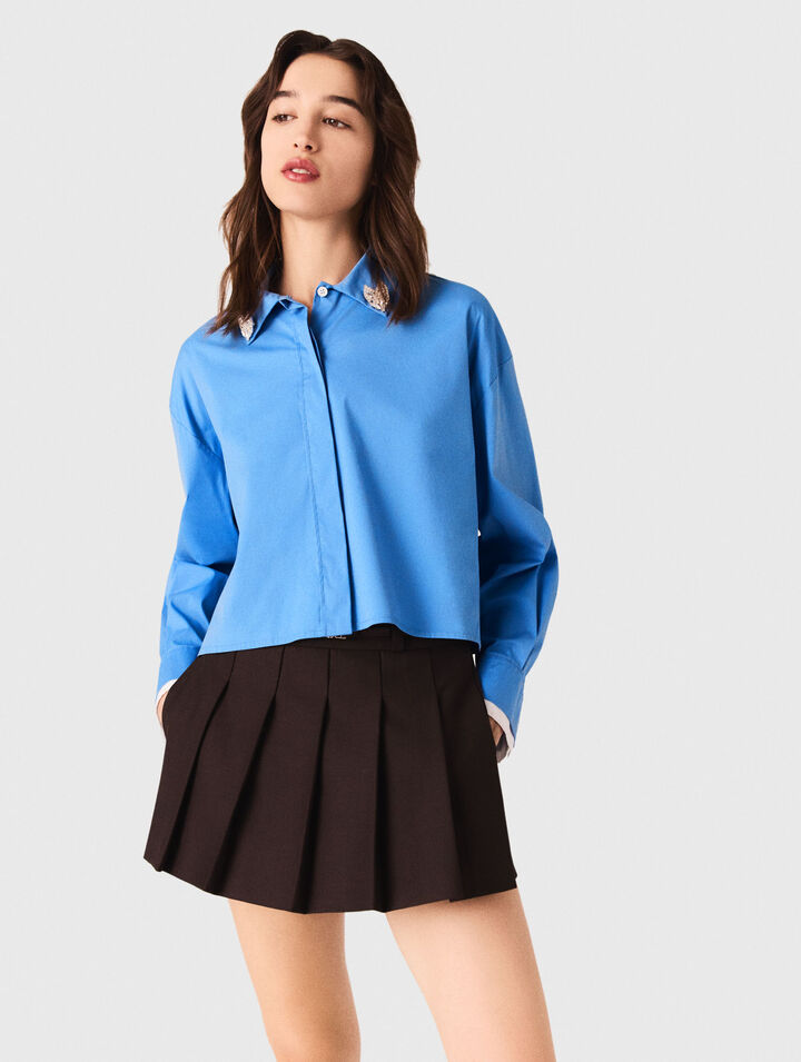 Chemise avec bijoux amovible