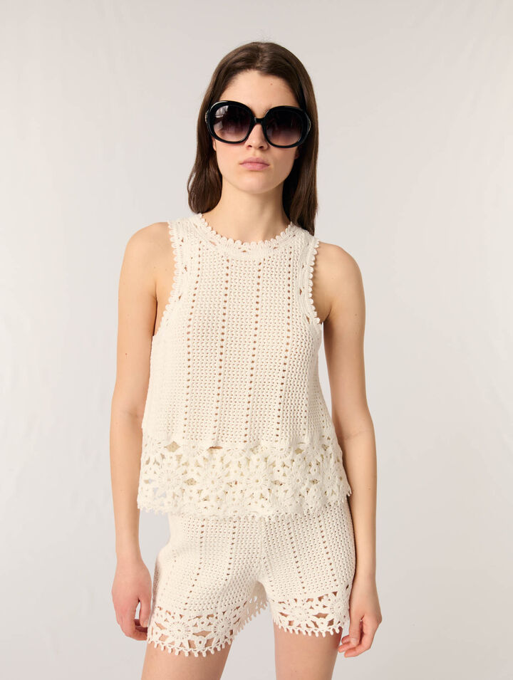 Short en crochet