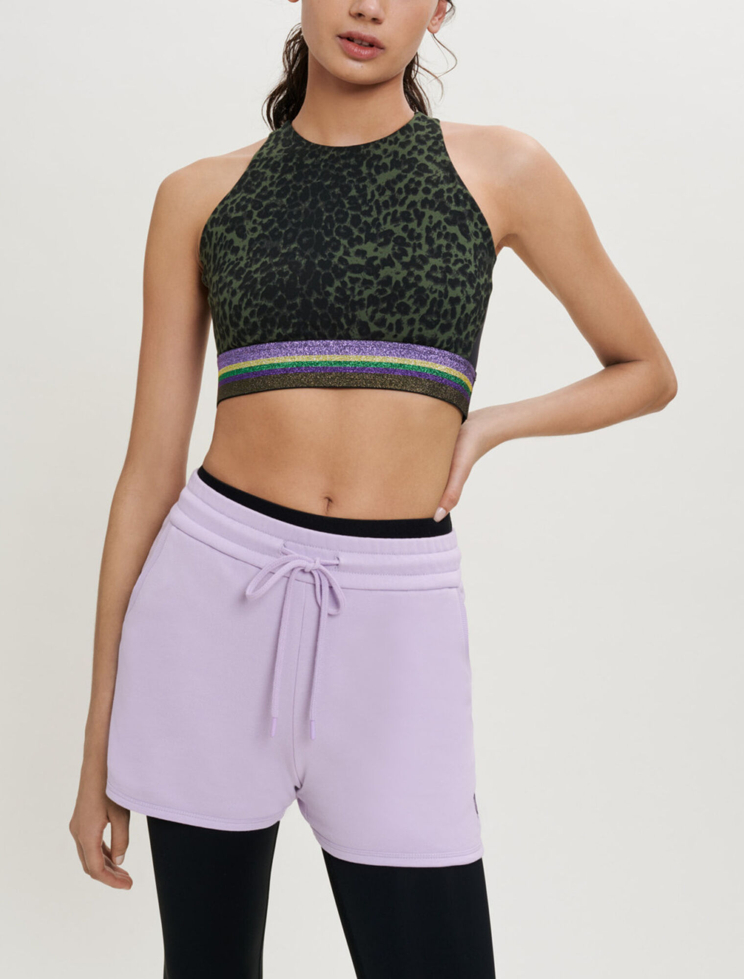 Short de sport en molleton