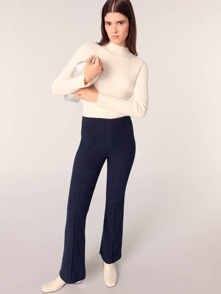 Pantalon en tweed