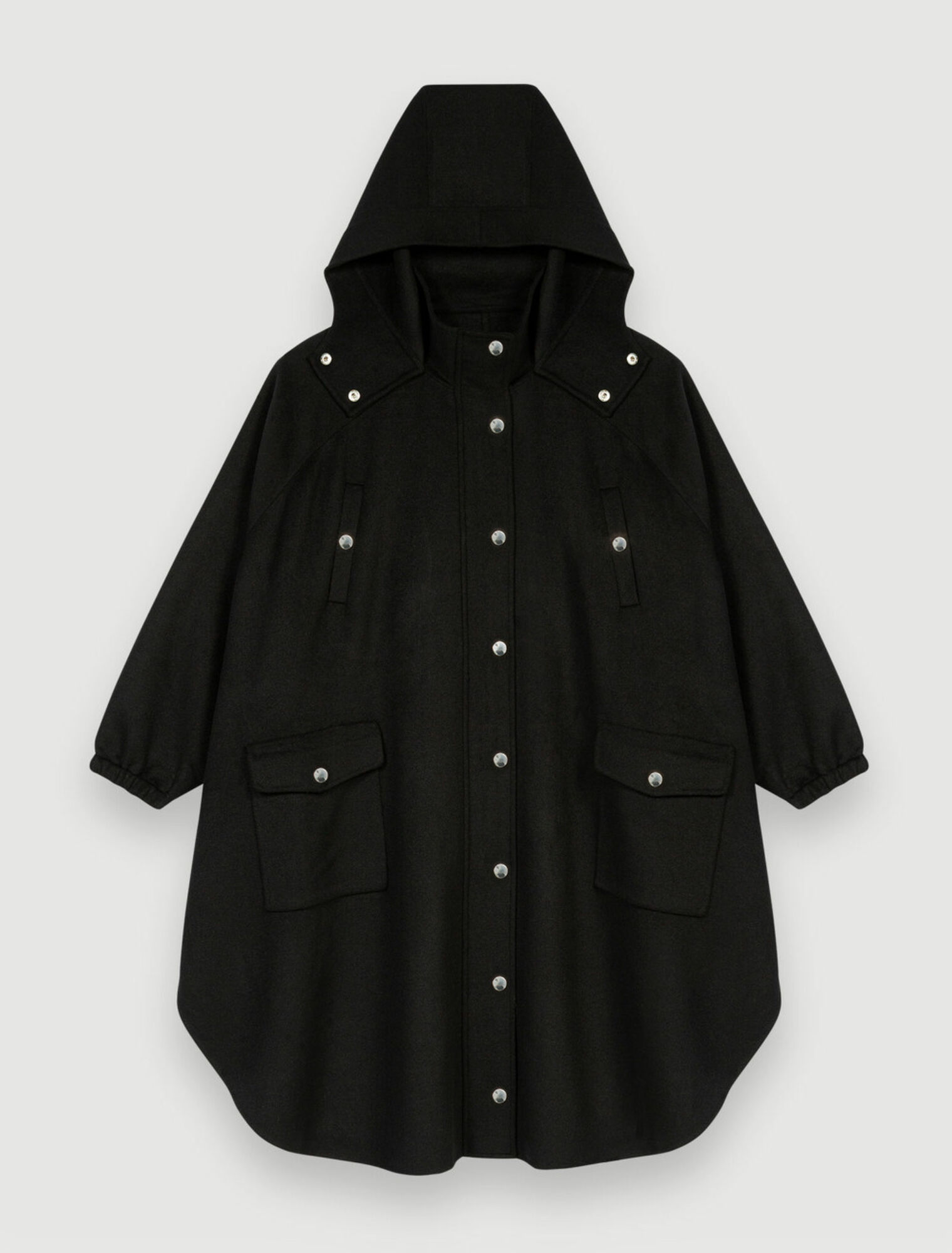 Manteau en double face oversize