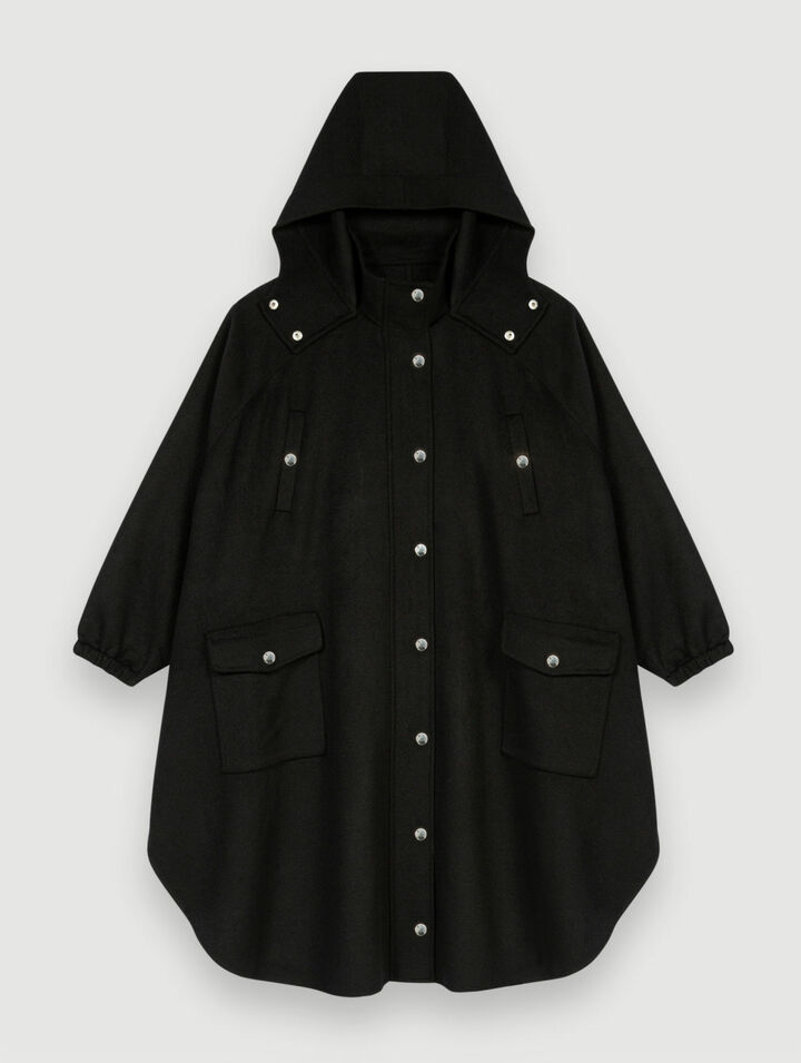 Manteau en double face oversize