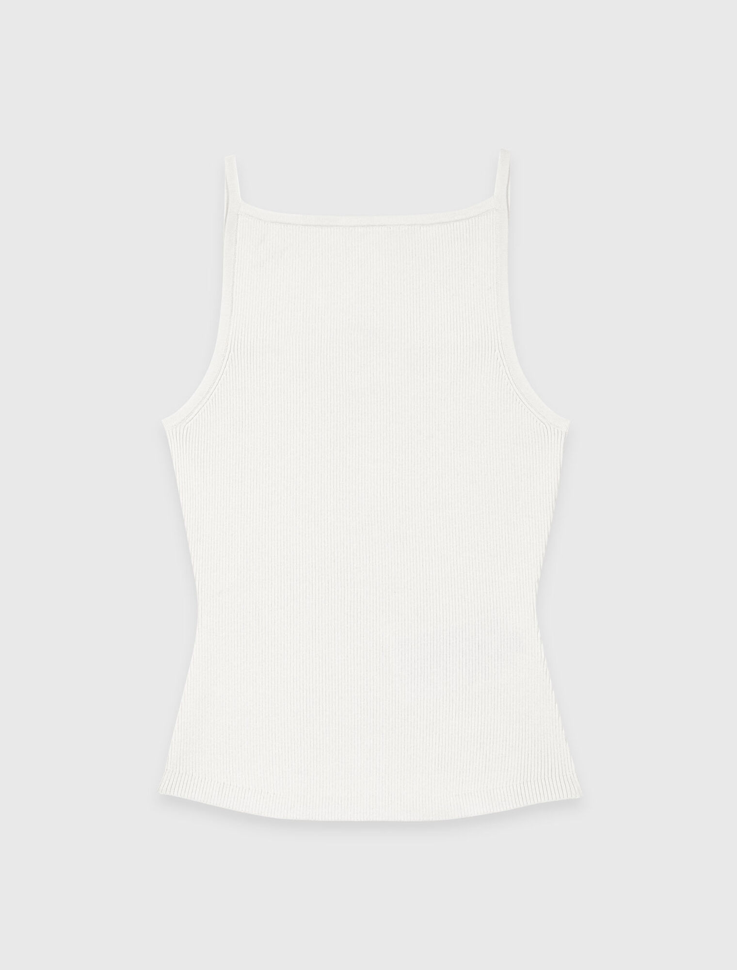 Top &agrave; encolure haute droite