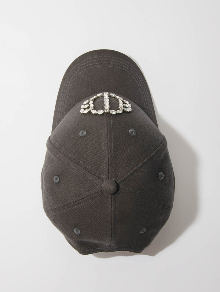 Casquette Clover strass