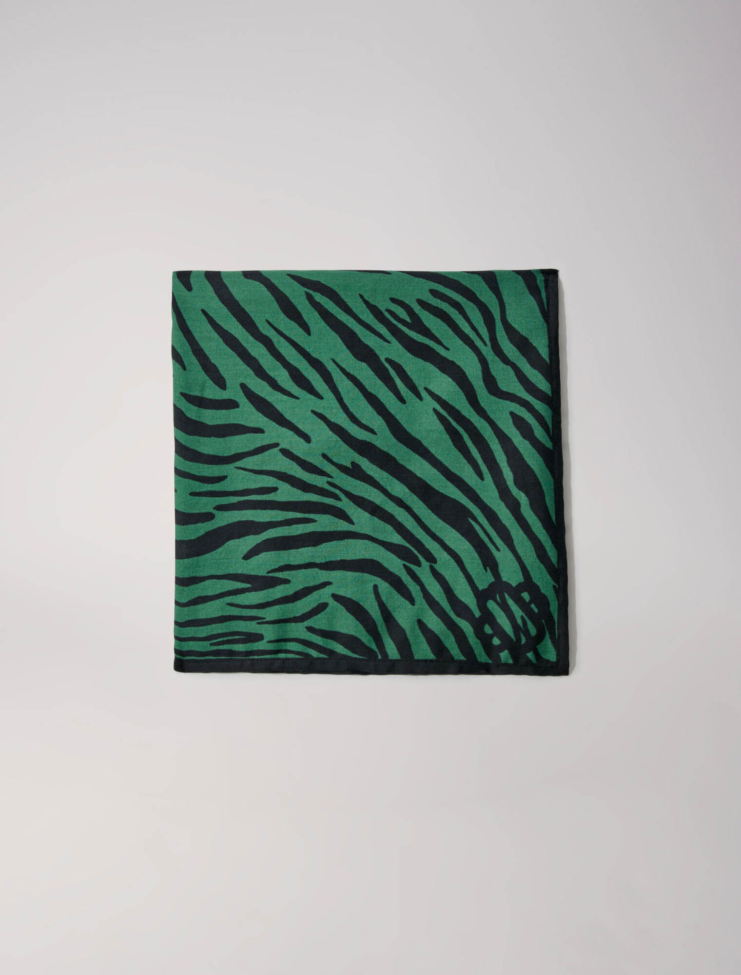 Foulard imprimé zèbre