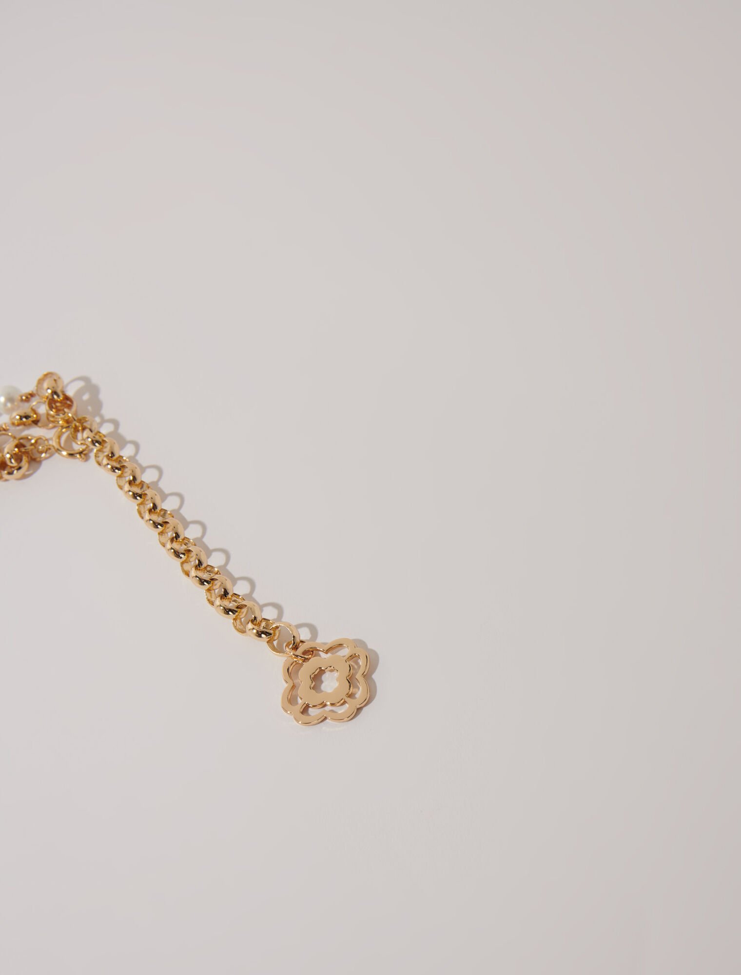 Ceinture en mix perles et métal