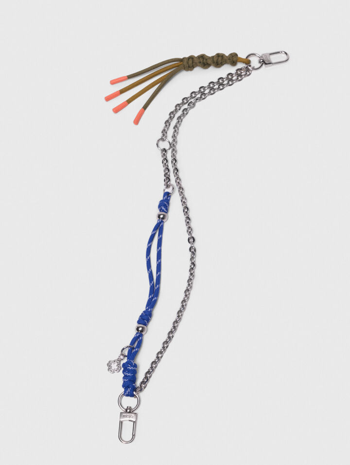 Charms de sac mix chaine et cordon