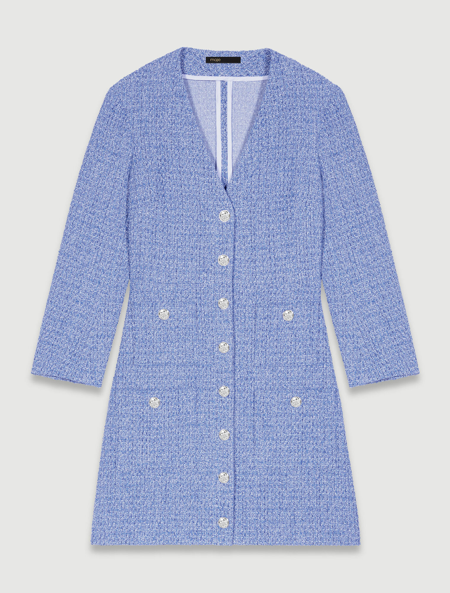 Robe courte en tweed