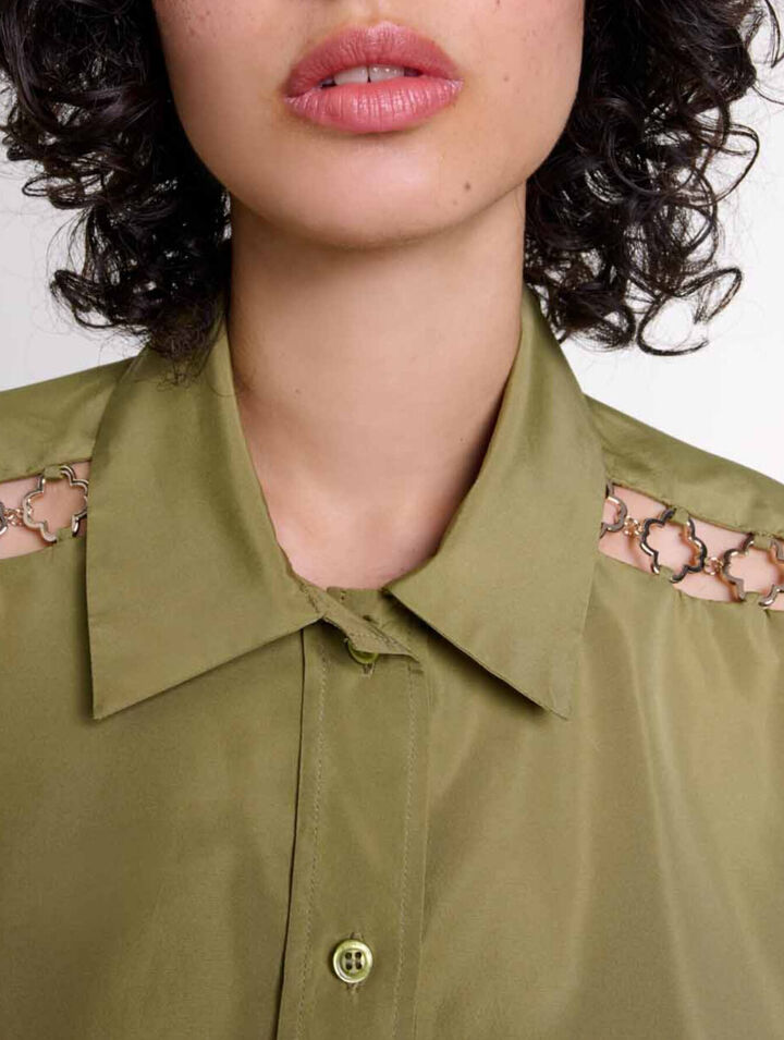 Chemise ajour&eacute;e