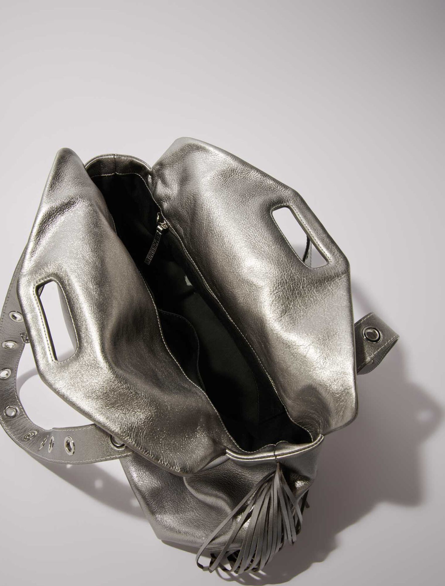 Sac Miss M XL en cuir métallisé
