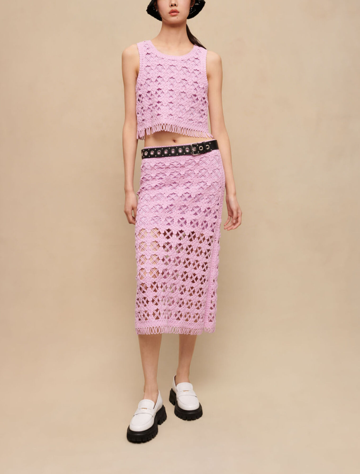 Top court en crochet