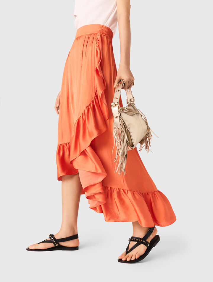 Jupe longue asymétrique