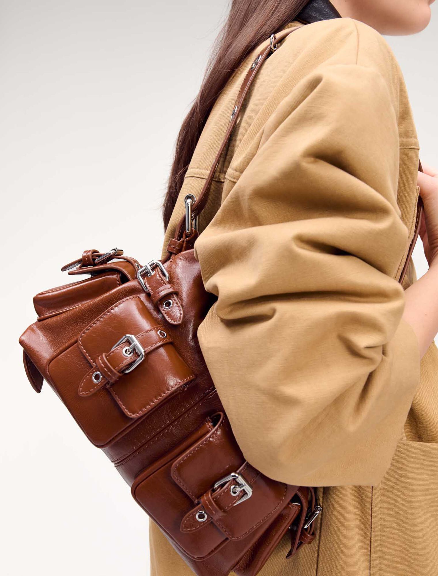 Sac Miss M Mini cargo en cuir use
