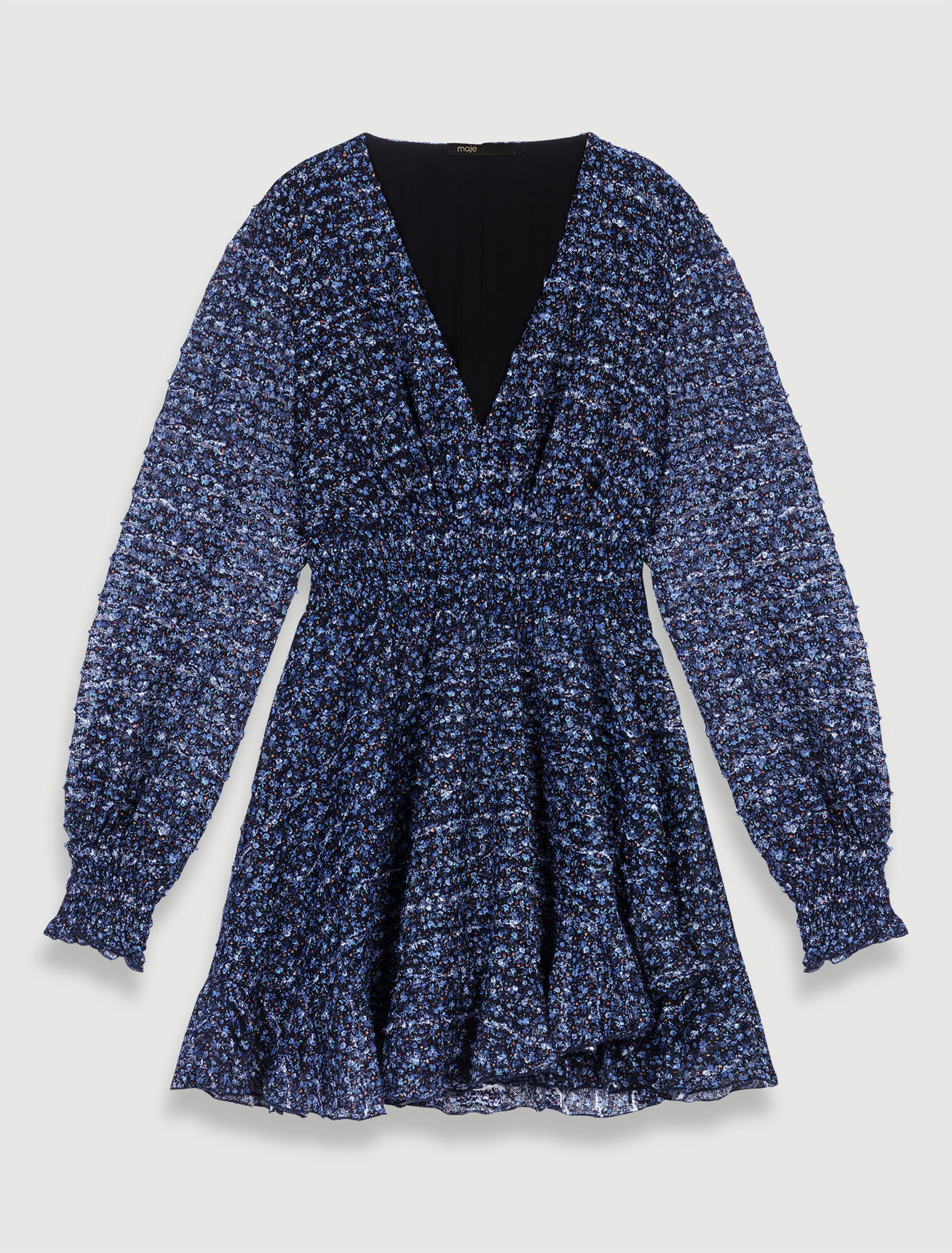 Robe scintillante à volants