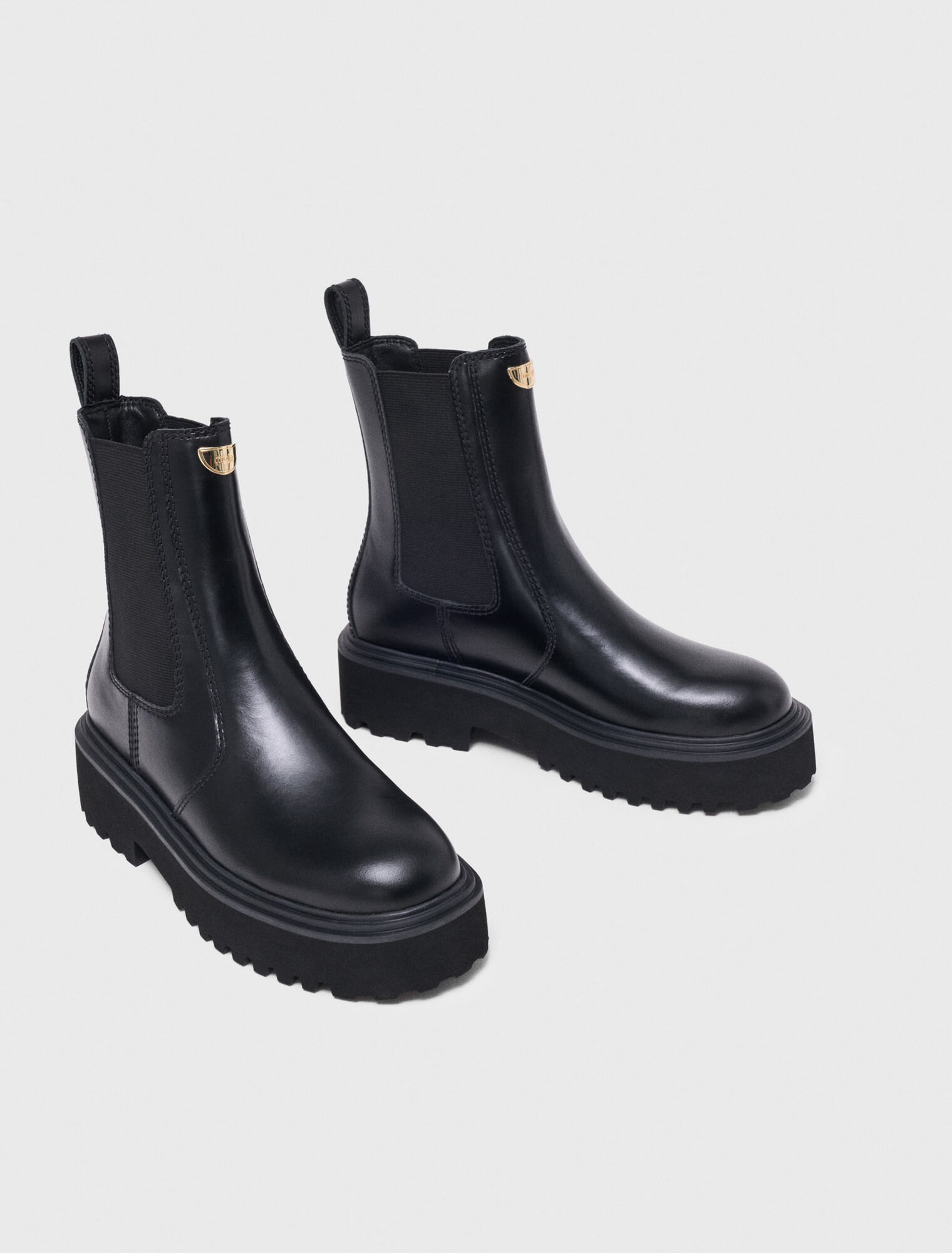 Chelsea boots en cuir