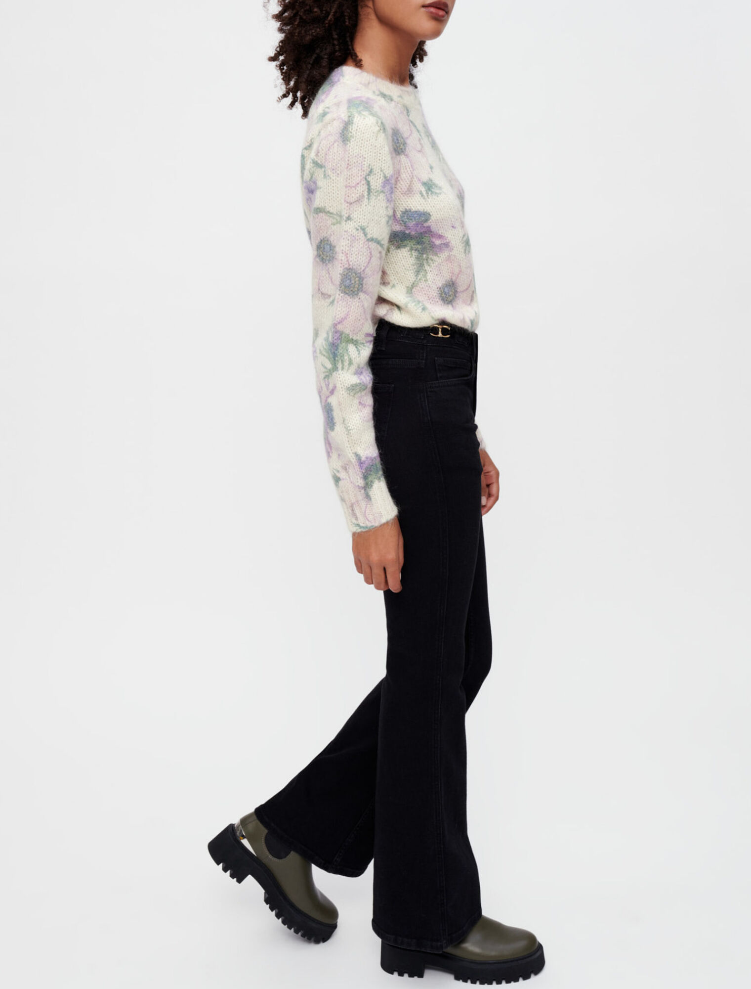 Jean flare à mors