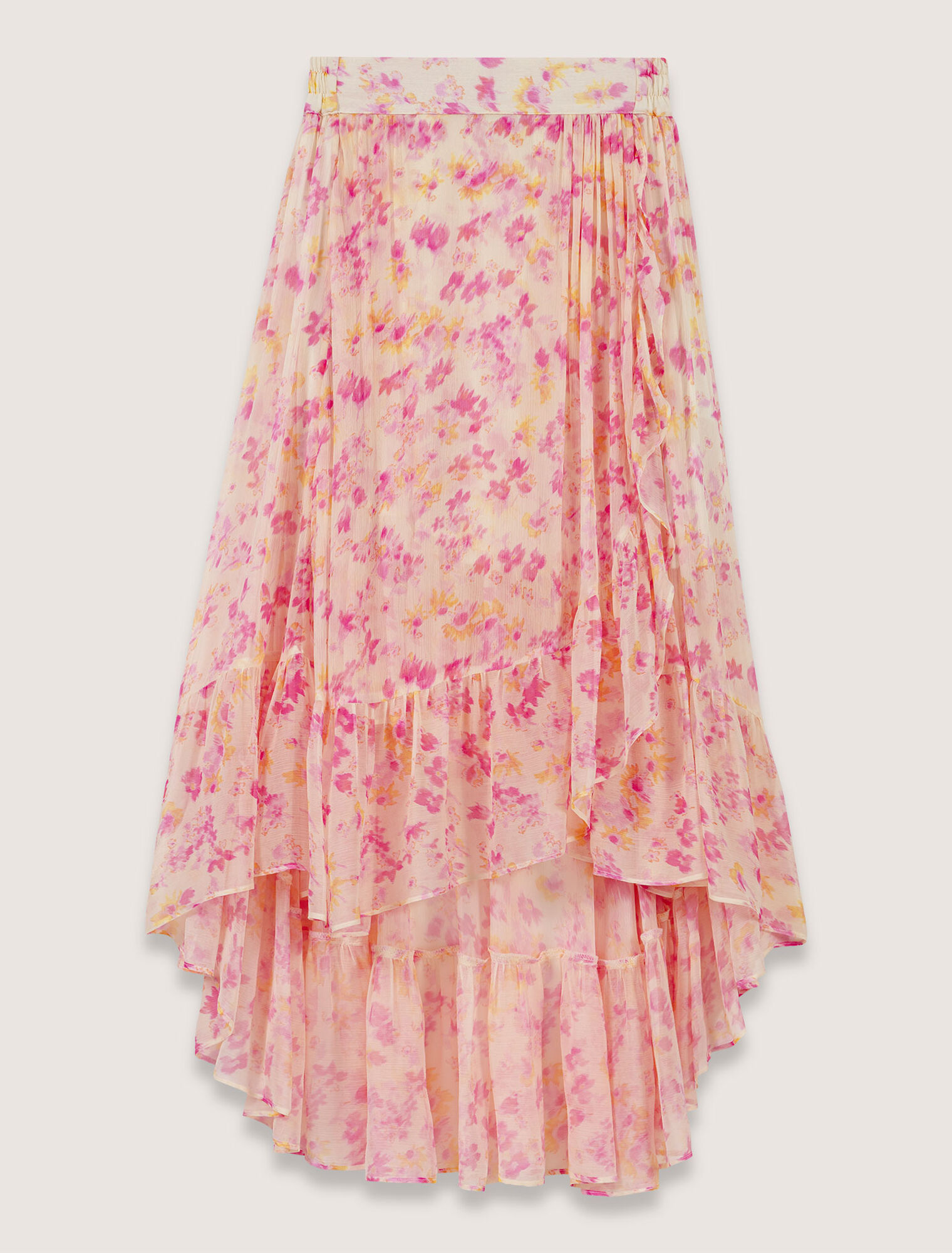 Jupe longue asymétrique