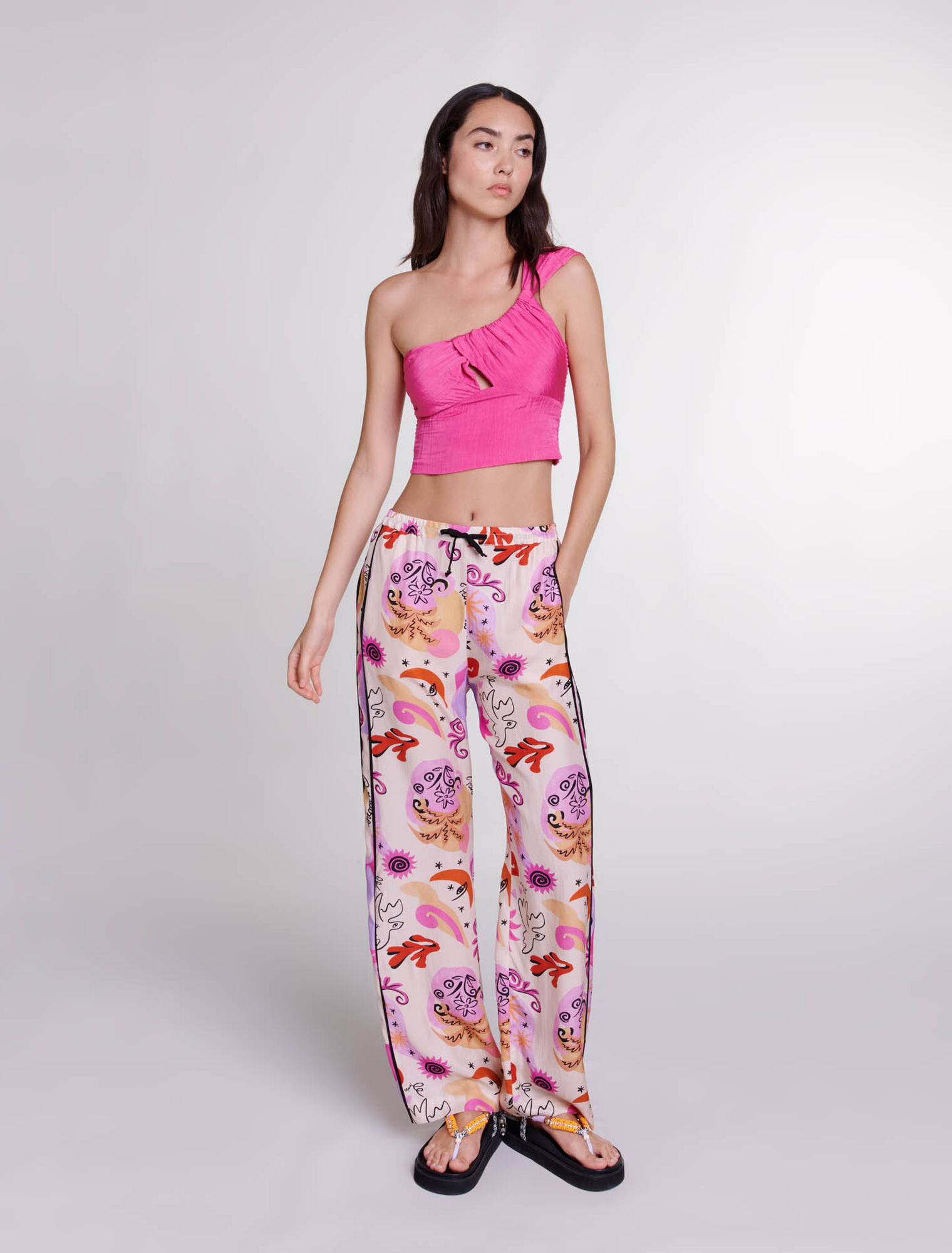 Pantalon en soie
