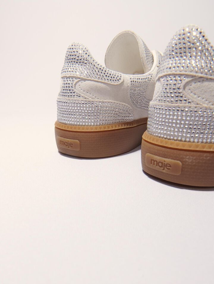 Basket casual à strass