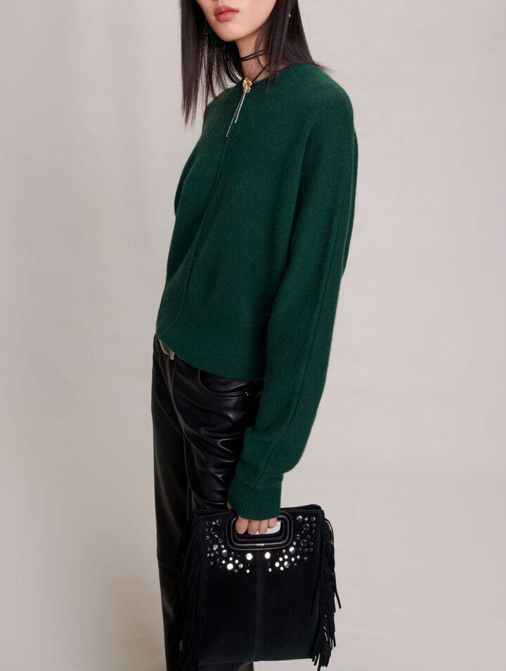 Pull en cachemire réversible