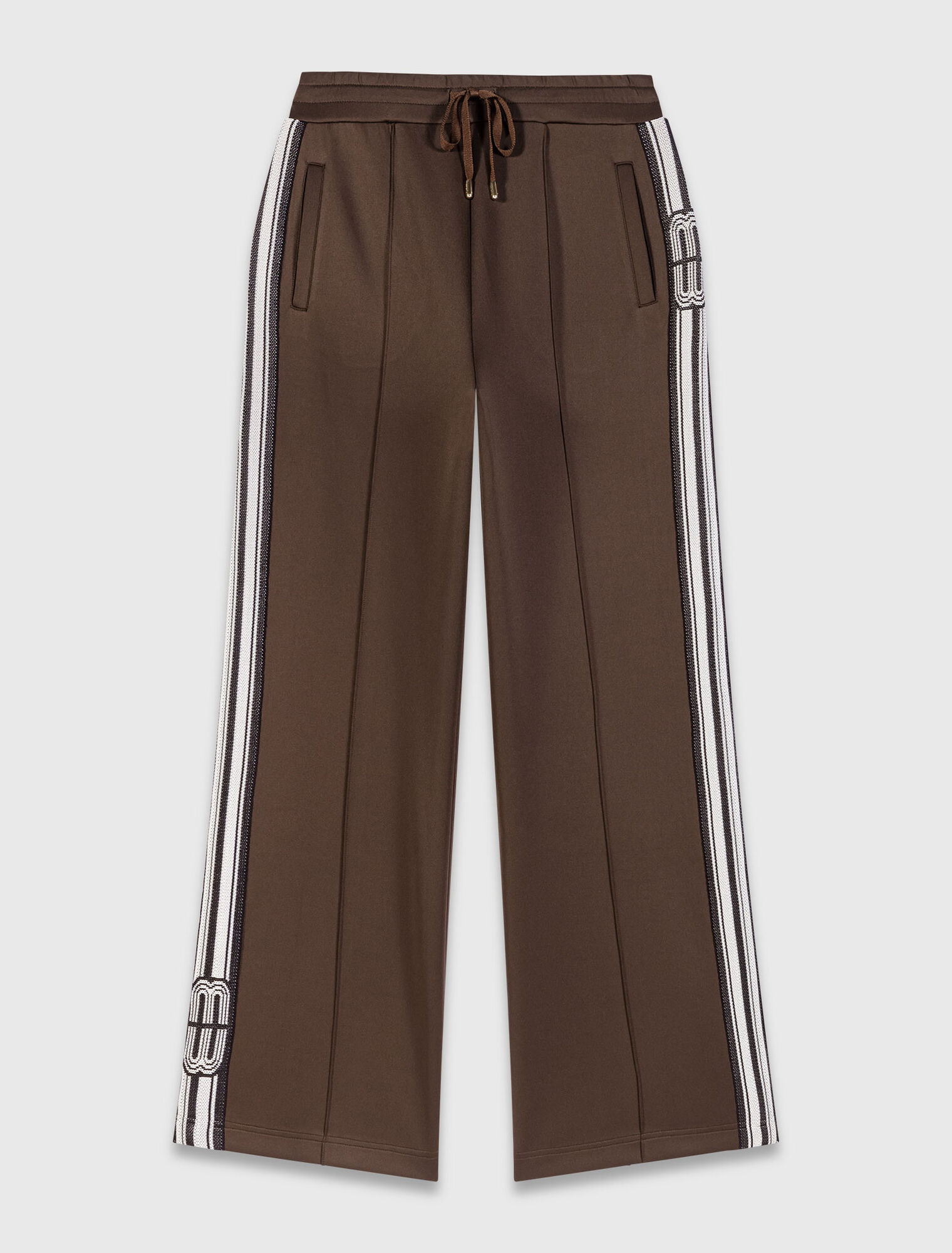 Pantalon avec bandes droites
