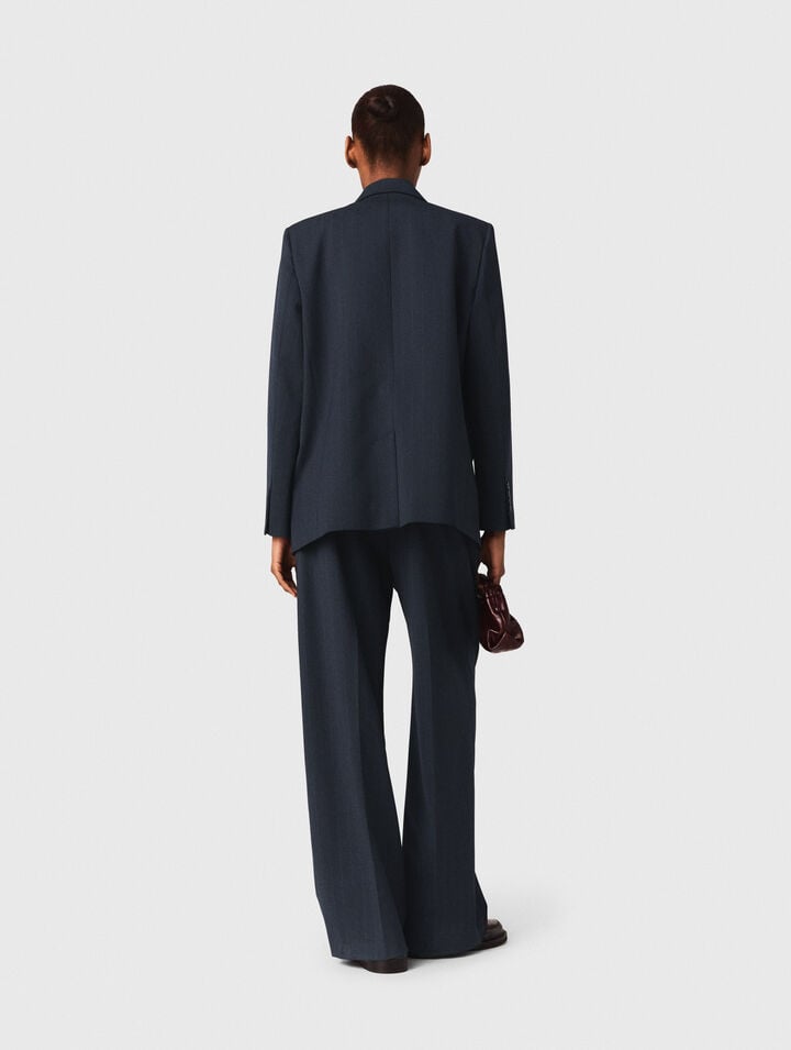 Veste de tailleur &agrave; rayures