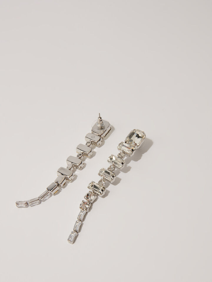 Boucles d'oreilles strass cascade