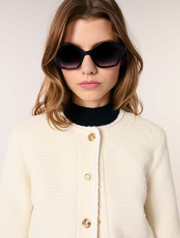 Veste courte en tweed