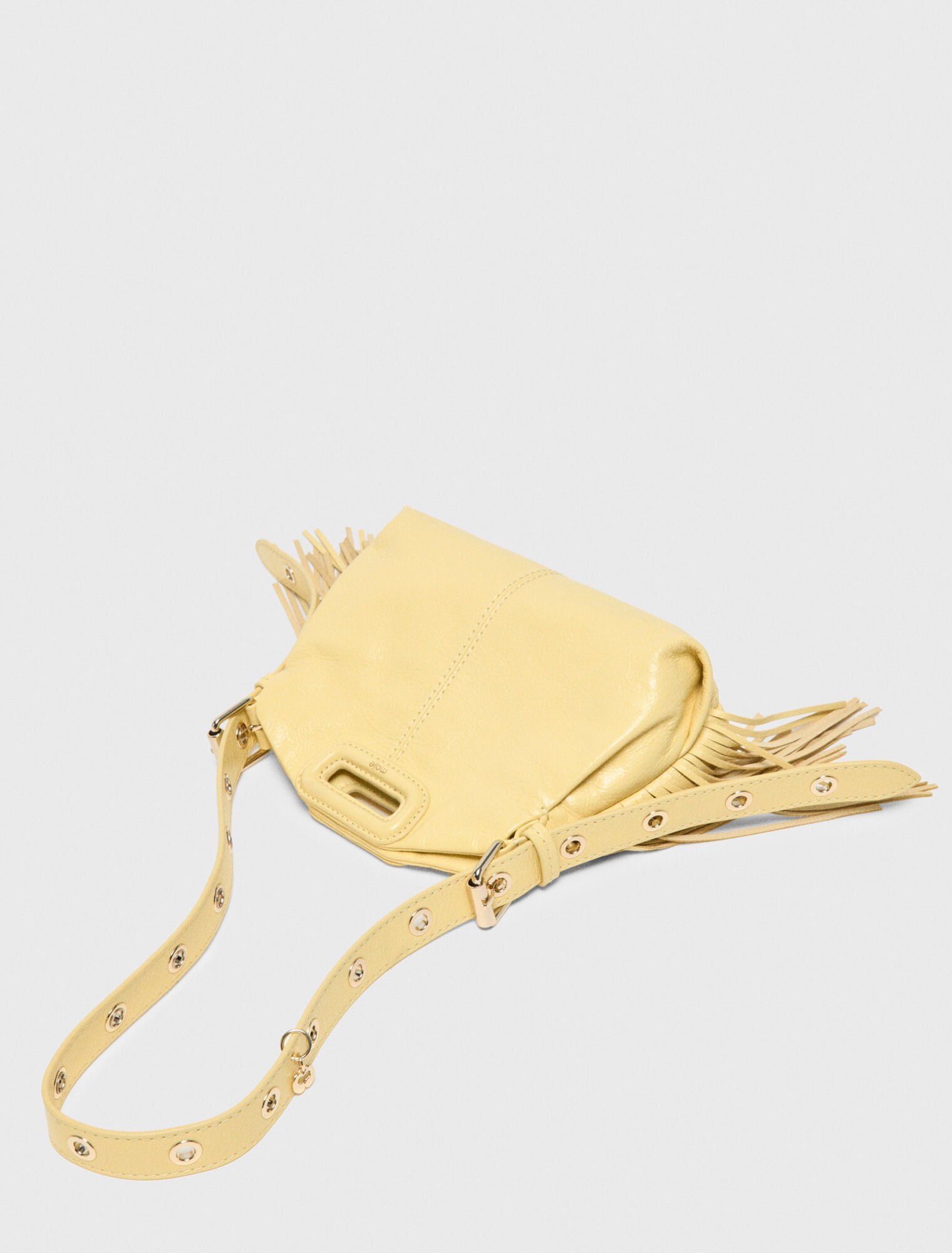 Sac Miss M mini cuir craquel&eacute; mat