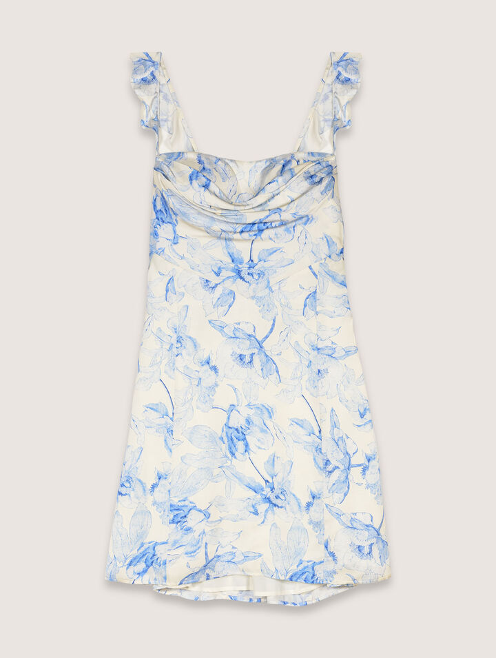 Robe courte imprimée