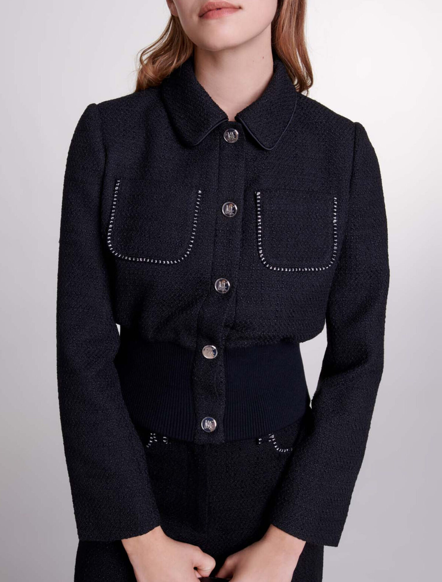 Blouson en tweed