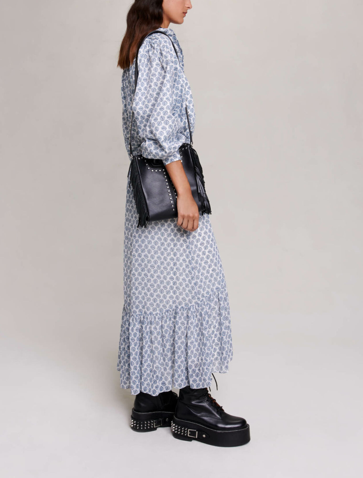Jupe longue asymétrique