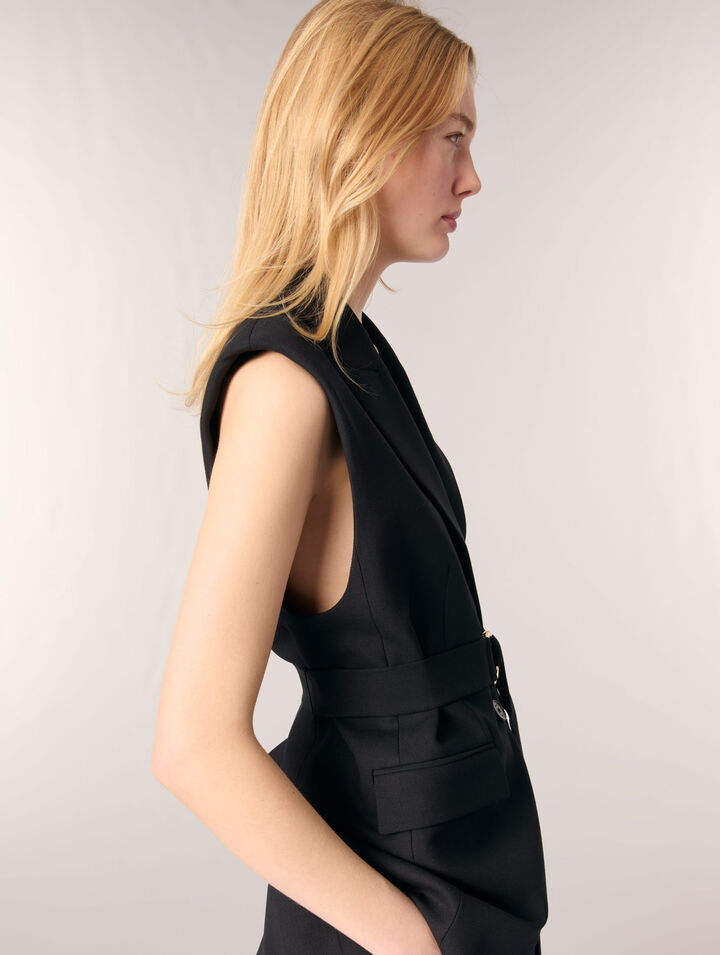 Veste de tailleur longue