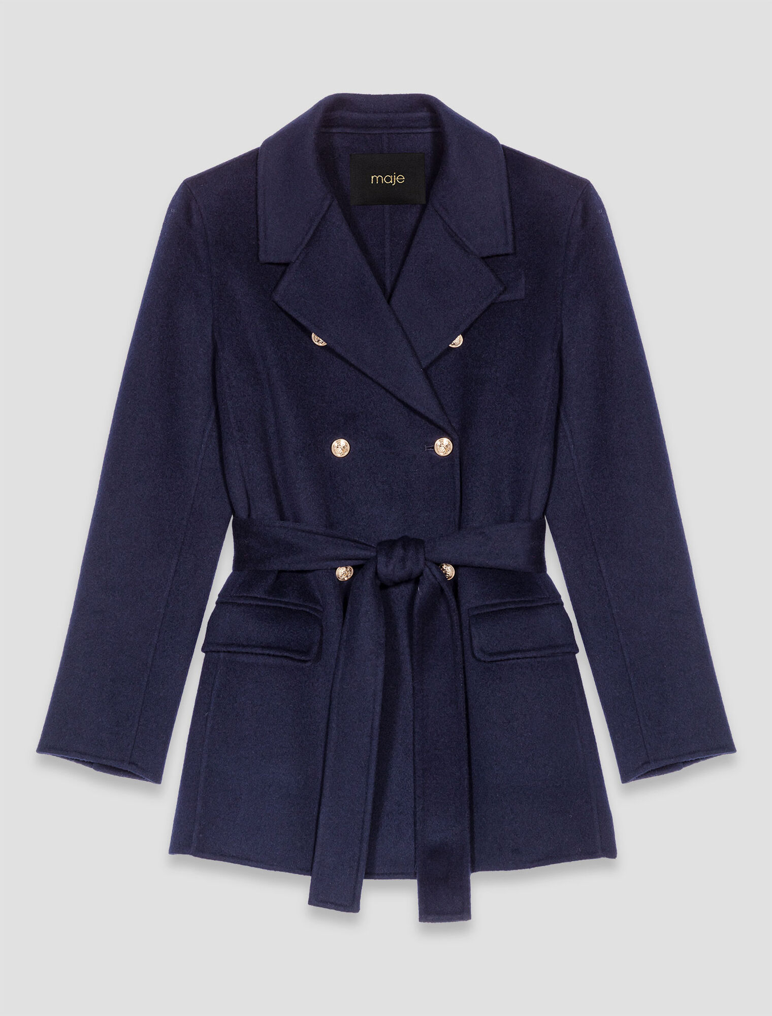 Manteau en laine mélangée